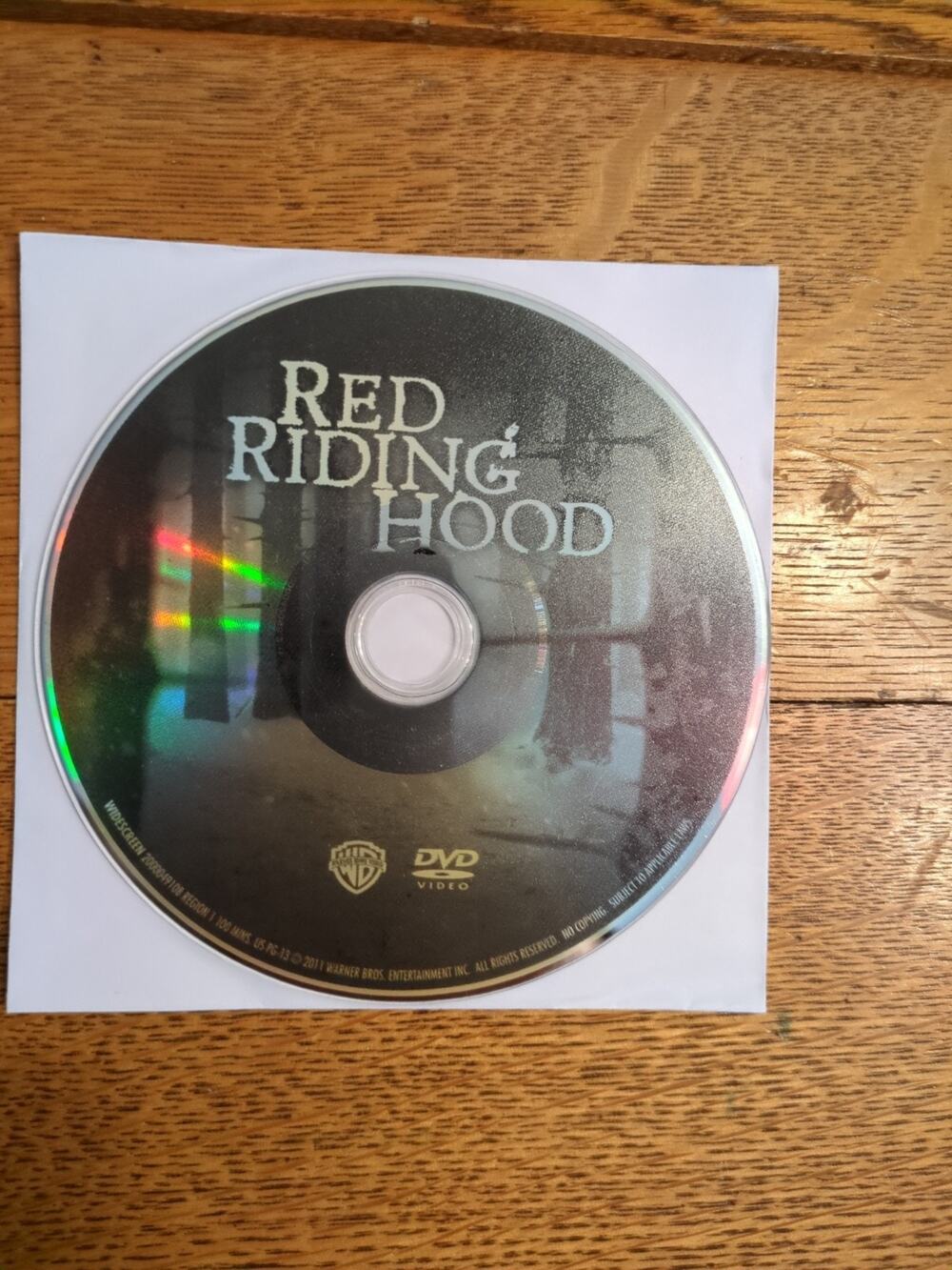 RED RIDING HOOD Dvd Disc Only